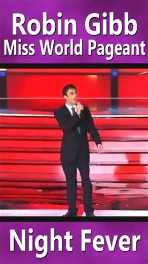 Robin Gibb at The Miss World Pageant, 2006 Live