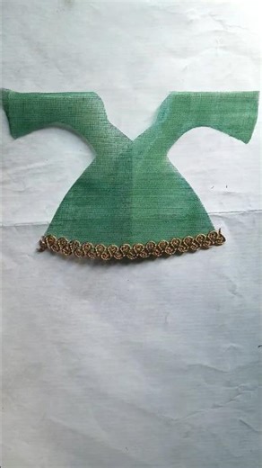 Dress cutting ✂️ trick #youtubeshorts #shorts