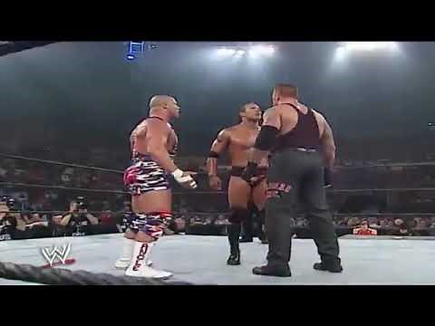 Wwe the rock vs undertaker vs Kurt Angle wwe Undisputed world championship match