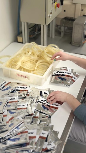 How it all started 150 years ago… In 1875, Babolat revolutionized tennis history by inventing natural gut strings. Today, we take you on a tour of our Natural Gut String Factory in Ploermel 🇫🇷 where we are proud to keep alive a century-and-a-half of “savoir-faire” 🪡 #BabolatFamily #Babolat150 | Babolat