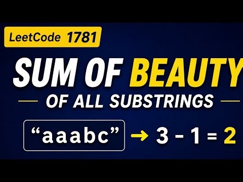 LeetCode 1781 | Sum of Beauty | ⚡ (Golang)
