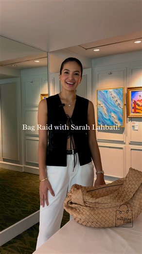 737K views · 4.2K reactions | Part 1 of 2! What does Sarah Lahbati keep in her bag? Let’s find out! | The Handbag Tales | Facebook