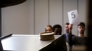 Free stock video - People in an auction session