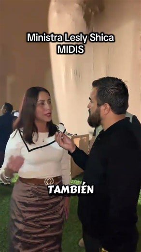 Entrevista Ministra Lesly Shica MIDIS