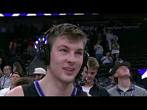 Kyle Filipowski PostGame Interview | Utah Jazz vs Dallas Mavericks