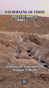 17K views · 900 reactions | Here in the Wilderness of Edom, the forces of Israel, Judah, and Edom run out of water. But Prophet Elisha declared that water will overflow despite seeing no wind and rain; then the miracle took place and they lived. Kingly follow guys to be updated in our now content. #israel #travel #holyland #followme #share #wayofedom | Pastor Aries Paduga - The Travelling Preacher in Israel | Facebook