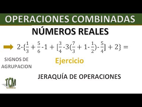 Combined Operations (REAL NUMBERS Example 2)