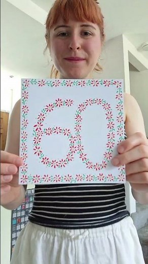 a 60th birthday card #art