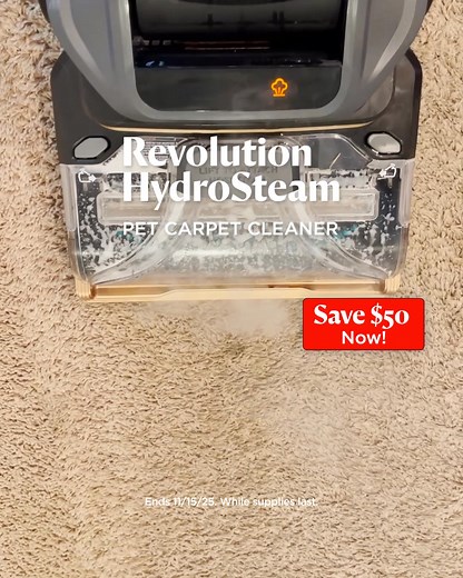 Save $50 on the Revolution® HydroSteam® Pet get a $70 value bundle for FREE when you buy on BISSELL.com! | BISSELL