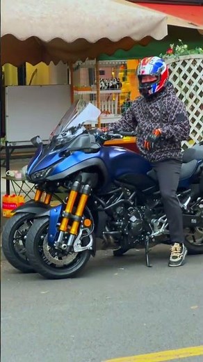 Why does this bike have TWO front wheels? #motorcyclelife #Yamaha