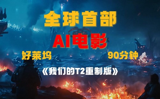 全球首部AI电影上映，好莱坞首部AI电影，电影行业历史性时刻！