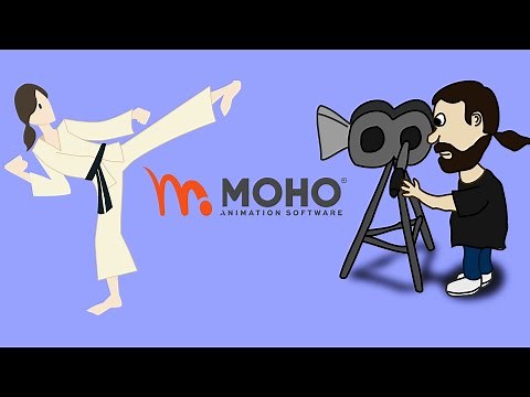 how to animate the camera and create depth in Moho