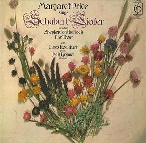 Margaret Price Sings Schubert With James Lockhart, Jack Brymer - Margaret Price Sings Schubert Lieder