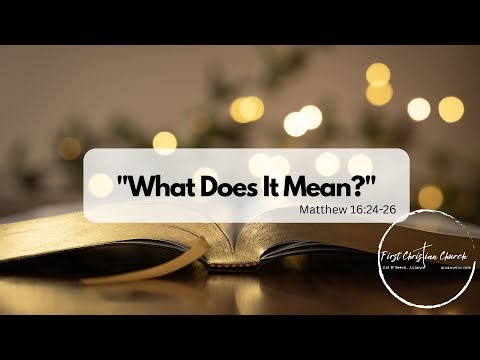 "What Does It Mean?"