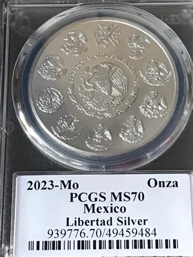 Mexican Libertad .999 Fine Silver Coin ~ultra Label Perfect Grade MS70, Awesome Design~watch Video - Etsy