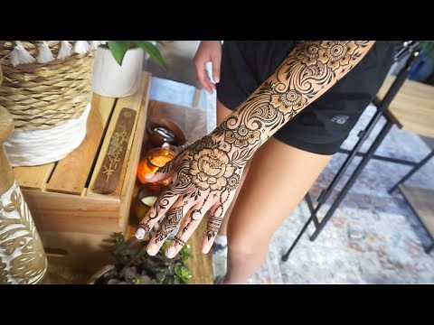 Henna Designs Tutorial Step-by-step Full Arm Henna