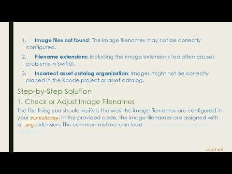 How to Fix SwiftUI List Not Showing Images