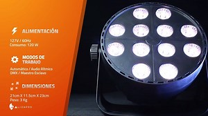 Te presentamos nuestro PAR 12x10 en sus versiones RGBW y RGB UV, gran opción paraproyectos de iluminación arquitectónica. Pecio Aproximado: $1,014 (1 Pieza) #AlienPro #Washer #WashLighting | Alienpro