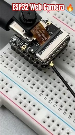 ESP32 Web Camera 🔥 | Wireless Live Stream Project using ESP32-CAM#shorts #arduinoproject #viral#art