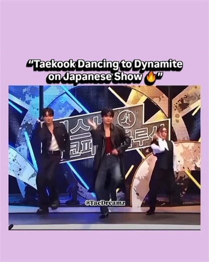 Taekook Dancing to Dynamite on Snow Man Show🔥😳