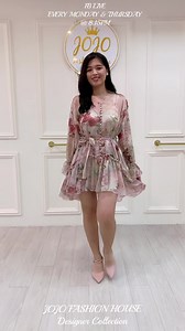 勺European Cottage Garden Floral Dress 勺 Soft Sheer Material 勺Premium Quality Designer Collection 勺Let’s stay tuned with us at FB LIVE every Monday and Thursday at Jojo Fashion House page starts at (8.15pm) | JOJO Fashion HOUSE | Facebook