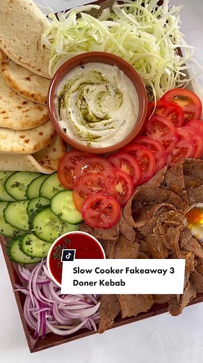 Homemade Slow Cooker Doner Kebab Recipe