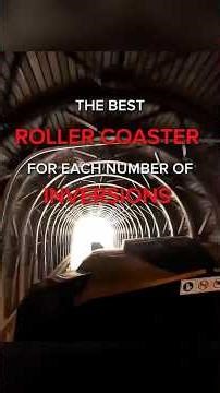 The BEST roller coaster with each number of inversions