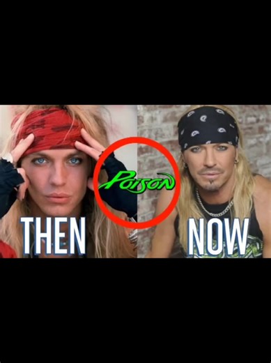 Poison band THEN and NOW What happened to this band🤔 #poison #thenandnow #nostalgia #memories #tiktok