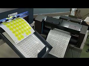 VULCAN SC-350 VS DCcutterⅡのラベルハーフカットのスピード比較