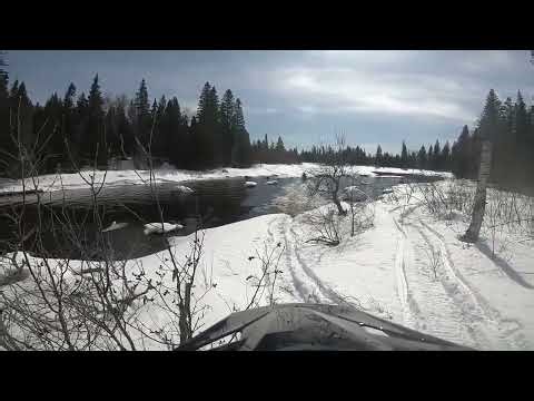 The ABSOLUTE BEST Way to Skip Water on a Snowmobile