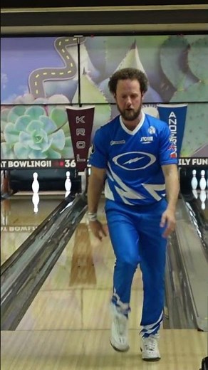 KYLE can't BELIEVE this STRUCK #bowling #strike #kyletroup