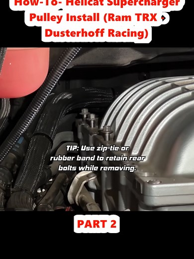 Hellcat Supercharger Pulley Install Guide for TRX