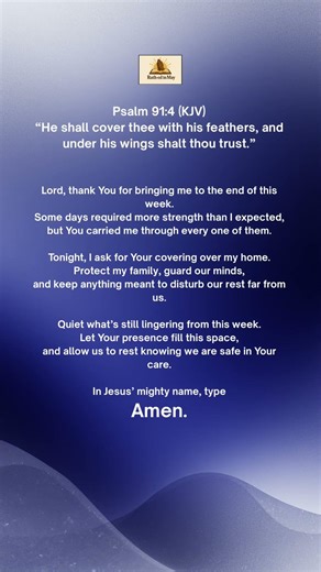 Friday Night Prayer for Protection | Rest Under God’s Covering #prayerbeforebed #protection