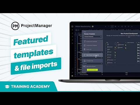 Featured Templates & File Imports — Making Your First Project