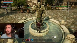 Asmongold gets his own statue in Ashes of Creation