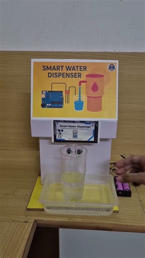 Award Winning Automatic Water Dispenser 💧 | Arduino Smart Project 🏆 #Shorts Bhagalpur Bihar