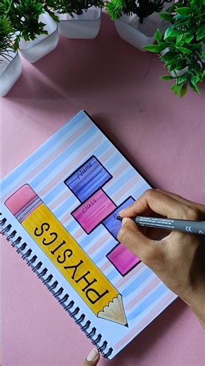 Physics front page design ✨ #frontpage #coverpage #shorts