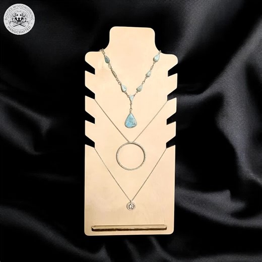 Chic Necklace Holder Template: Jewelry Display SVG, DXF, PDF (digital File) - Etsy