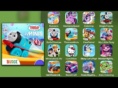 Thomas & Friends Thomas Minis - Gameplay Walkthrough - Train building games for kids (iOS,Android)