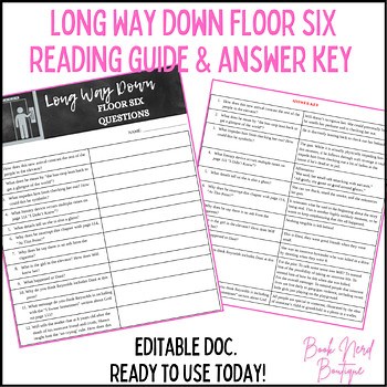 Long Way Down (Reynolds) Floor 6 Reading Guide with Answer Key