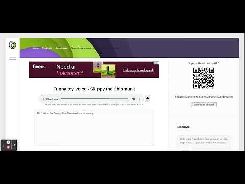 Skippy the Chipmunk voice in GoAnimate/Vyond