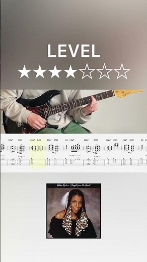 Patrice Rushen - Forget Me Nots (guitar cover with tabs & chords)