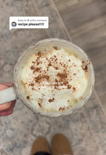 Earl Grey Hot Chocolate Recipe Tutorial