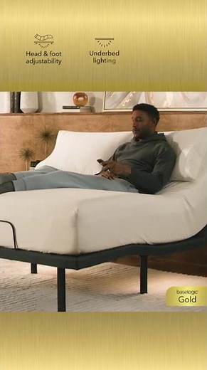 How You Sleep-Experience next-level comfort with the Serta & Simmons Base-Logic Gold Adjustable Base