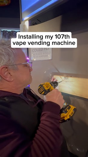 Installing my 107th vending machine