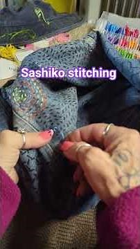 sashiko embroidery #handbroidery #embroidery #sashikostitching #sashiko #nomachine #embroiderylover