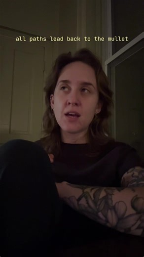 is this why so many older women have mullets, they got one once in the 80s and now they it has a hold on them lol #mullet #wlw #queer #80s #shag