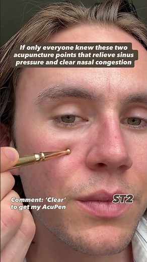 Blocked sinuses or stuffy nose? Try these two powerful acupressure points to help get things moving