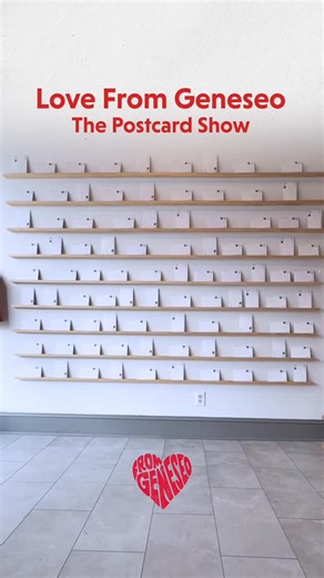 It’s official! Love From Geneseo 2026 is up! 💌📮🐌 Come on in any time during our open hours to buy/write/stamp and send postcards! 🥰🥰🥰💌💌💌💌 143 postcard designs by 78 artists! There’s something for everyone in this show ☺️ Can’t wait to dive deep and tell you some stories about some of the designs in our show this year. 💌 #lovefromgeneseo2026 #geneseony #geneseo #rochesterartist #postcardart | The Gallery in the Valley