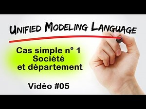 Conception de BD avec UML #05 : Cas simple n° 1 - Société et département